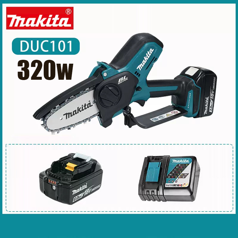 Makita 12v 320w teljesítményű újratölthető mini kézifűrész + akkumulátor + gyorstöltő