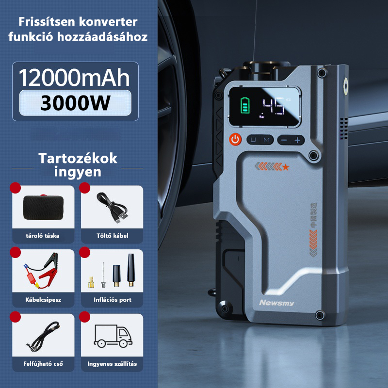 Frissítés az inverter funkció hozzáadásához (3000 W))